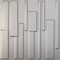 Ekena Millwork 19 5/8in. W x 19 5/8in. H Wigan EnduraWall Decorative 3D Wall Panel Covers 2.67 Sq. Ft. WP20X20WGCST - alternate 1